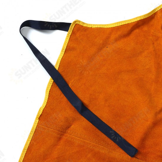 Cowhide Leather Welding Apron Welder Protection Clothe Protector Gear