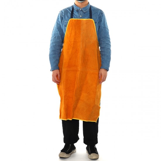 Cowhide Leather Welding Apron Welder Protection Clothe Protector Gear