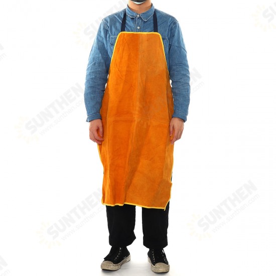 Cowhide Leather Welding Apron Welder Protection Clothe Protector Gear