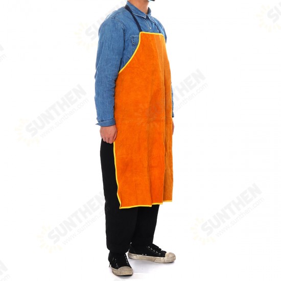 Cowhide Leather Welding Apron Welder Protection Clothe Protector Gear