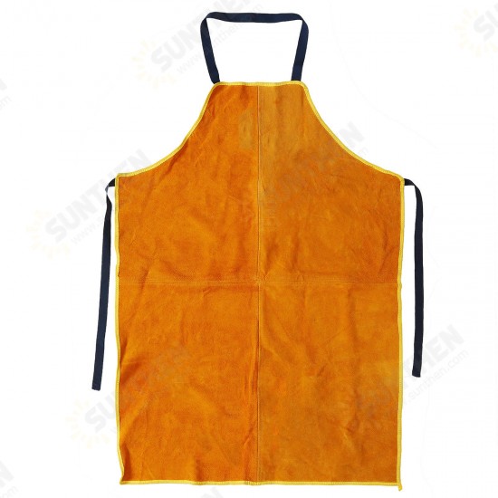 Cowhide Leather Welding Apron Welder Protection Clothe Protector Gear