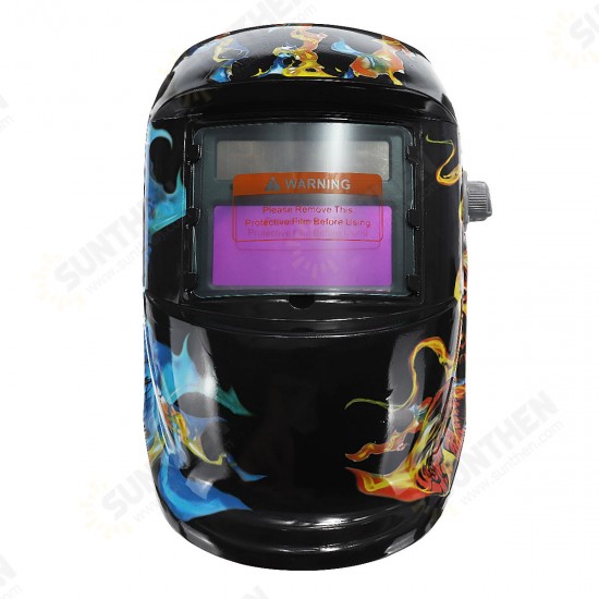 Electric Auto Darkening Shield Mask Face Protection Professional Cap Dimming Solar Power Adjustable Welding Helmet