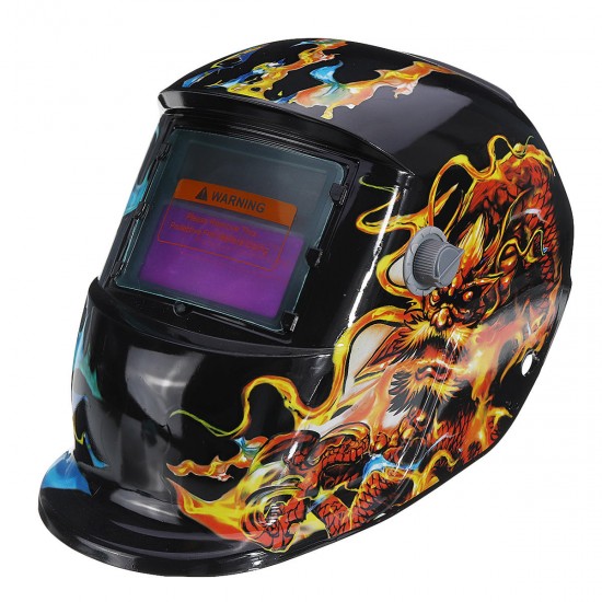 Electric Auto Darkening Shield Mask Face Protection Professional Cap Dimming Solar Power Adjustable Welding Helmet