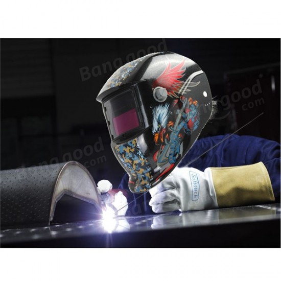 Fighting Hawk Solar Auto Darkening Welding Helmet Mask Welders Grinding