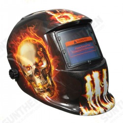 Hellfire Pattern Solar Auto Darkening Welding Helmet Weld Mask Arc Mig Tig Grinding with 2 Lens Hellfire Pattern Solar Auto Darkening Welding Helmet Weld Mask Arc Mig Tig Grinding with 2 Lens