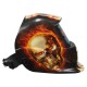 Hellfire Pattern Solar Auto Darkening Welding Helmet Weld Mask Arc Mig Tig Grinding with 2 Lens