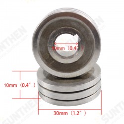 MIG Welding Wire Feeder Wheel Roller 0.8mm 1.0mm 1.2mm 1.4mm 1.6mm Double Size 30x10x10mm LRS-775S SSJ-29 Wire Feeding Machine MIG Welding Wire Feeder Wheel Roller 0.8mm 1.0mm 1.2mm 1.4mm 1.6mm Double Size 30x10x10mm LRS-775S SSJ-29 Wire Feeding Machine