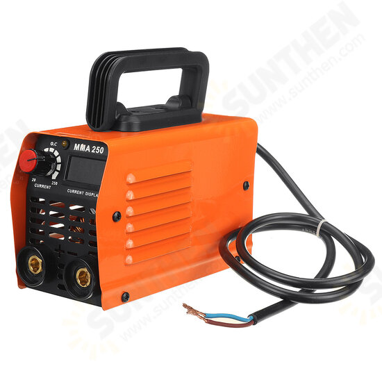 MMA-250 220V 250A Mini Electric Welding Machine Digital Display MMA ARC DC Inverter Welder Tool