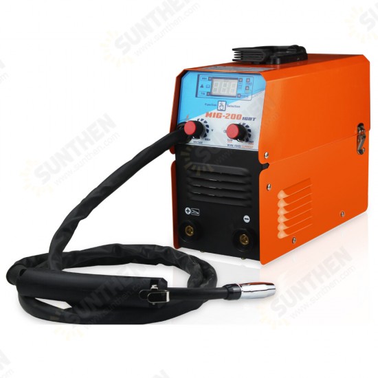 Mini MIG-200 AC220V±10% IGBT MIG MMA TIG Gasless Welding Machine Welder Welding Equipment Replace Manual Welding