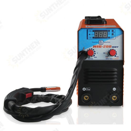 Mini MIG-200 AC220V±10% IGBT MIG MMA TIG Gasless Welding Machine Welder Welding Equipment Replace Manual Welding