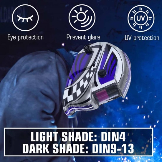 New Pro Solar Auto Darkening Welding Helmet/Cap for Welding Machine Arc Tig Mig Grinding Welders Face Mask