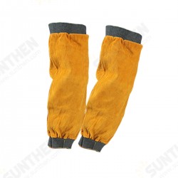 Pair Gardening Welder Arm Sleeves Protector Men Women Thorn Proof Leather Protective Pair Gardening Welder Arm Sleeves Protector Men Women Thorn Proof Leather Protective