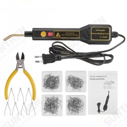 Plastic Welding Machine Kit Car Bumper Hot Stapler Plastic Welding Torch Fairing Auto Body Tool Repair Set Plastic Welding Machine Kit Car Bumper Hot Stapler Plastic Welding Torch Fairing Auto Body Tool Repair Set