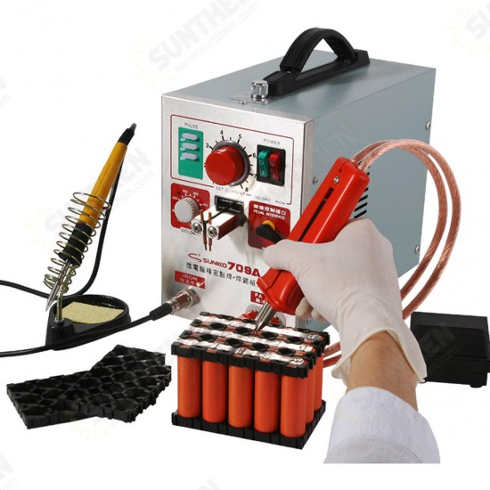 709A 3.2kw Spot Welder Machine + Universall Welding Pen for Phone 18650 Lithium Battery