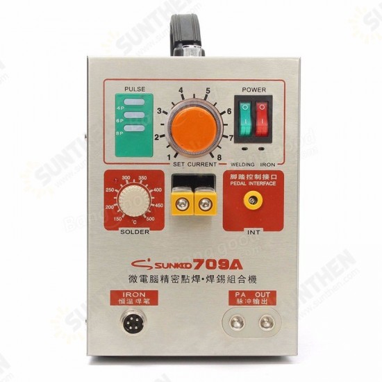 709A 3.2kw Spot Welder Machine + Universall Welding Pen for Phone 18650 Lithium Battery