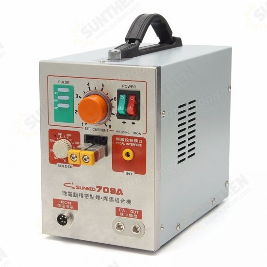 709A 3.2kw Spot Welder Machine + Universall Welding Pen for Phone 18650 Lithium Battery