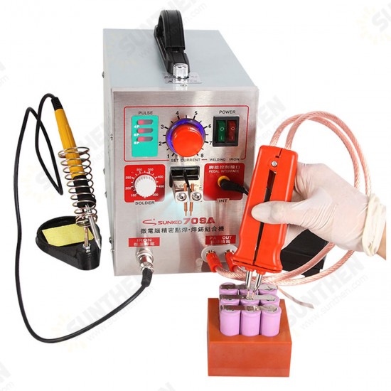 709A 3.2kw Spot Welder Machine + Universall Welding Pen for Phone 18650 Lithium Battery