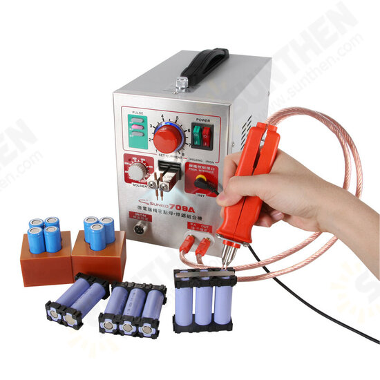 709A 3.2kw Spot Welder Machine + Universall Welding Pen for Phone 18650 Lithium Battery