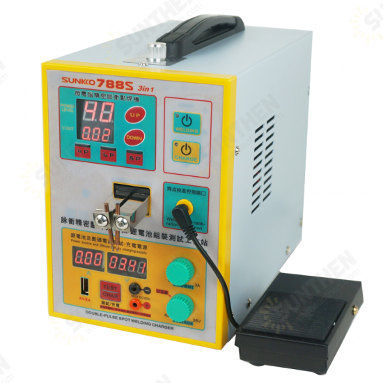 788S 110V/220V 2.8KW 3 in 1 Battery Spot Welding Charging Test Combination Machine 18650 Lithium Battery Handheld Small Butt Welder