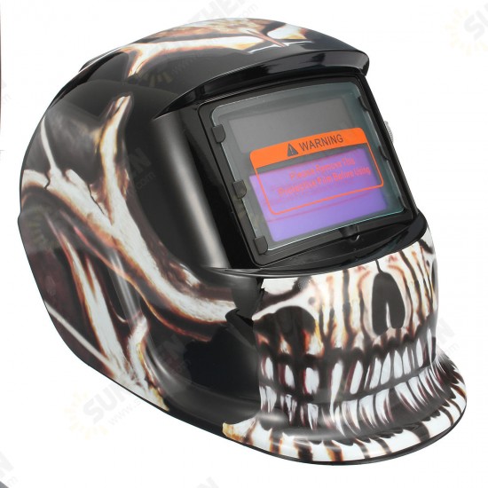 Skeleton Pattern Auto Darkening Solar Welding Welders Helmet Tig Mask Grinding Welders Masks