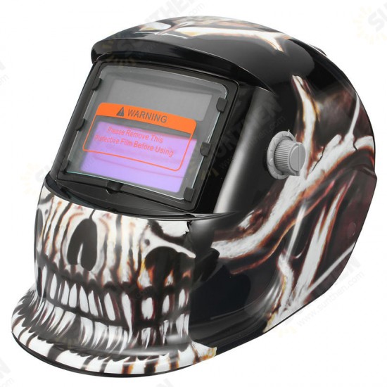 Skeleton Pattern Auto Darkening Solar Welding Welders Helmet Tig Mask Grinding Welders Masks