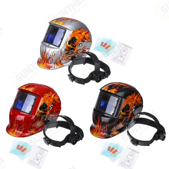 Solar Auto-Darkening Welding Helmet Len Mask Grinding Welder Protective Mask