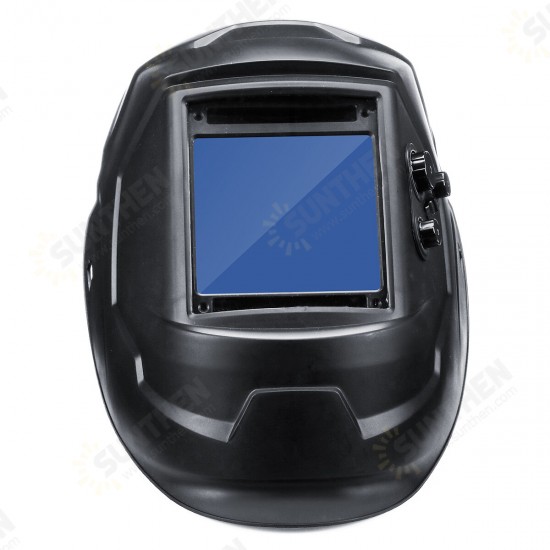 Solar Energy Automatic Dimming Welding Mask Auto Darkening Welding Helmet Area 4 Sensors External Adjustment Arc Tig Mig DIN5-DIN13