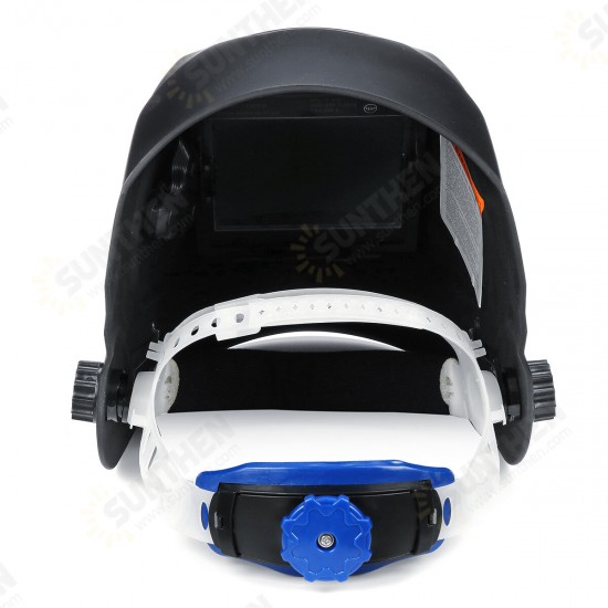 Solar Energy Automatic Dimming Welding Mask Auto Darkening Welding Helmet Area 4 Sensors External Adjustment Arc Tig Mig DIN5-DIN13