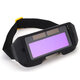 Solar Powered Auto Darkening Welding Mask Helmet Eyes Goggle Two-way Glasses