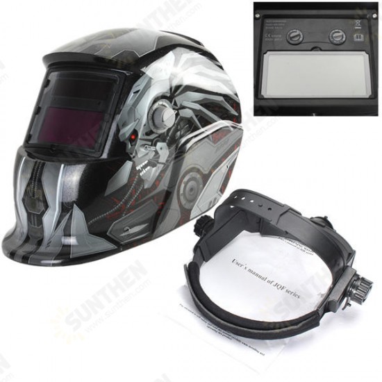 Transforme Solar Auto Darkening Welding Helmet TIG MIG Welder Lens Mask