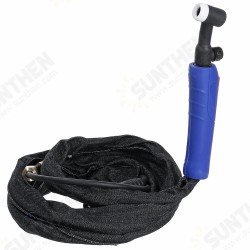 WP17-FV 180A TIG Welding Torch Argon Air Cooled Flexible Head Gas Valve Welding Torch with M16 x 1.5mm Gas Connector