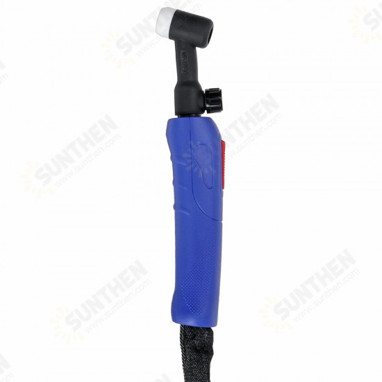 WP17-FV 180A TIG Welding Torch Argon Air Cooled Flexible Head Gas Valve Welding Torch with M16 x 1.5mm Gas Connector