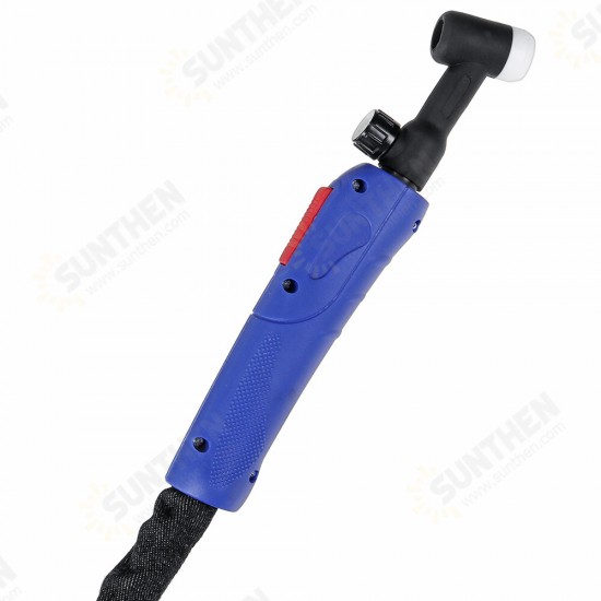 WP17-FV 180A TIG Welding Torch Argon Air Cooled Flexible Head Gas Valve Welding Torch with M16 x 1.5mm Gas Connector