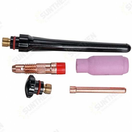 WP17-FV 180A TIG Welding Torch Argon Air Cooled Flexible Head Gas Valve Welding Torch with M16 x 1.5mm Gas Connector