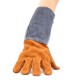 Welding Gloves Welders Work Soft Cowhide Leather Plus Gloves for Protecting Hand Tool