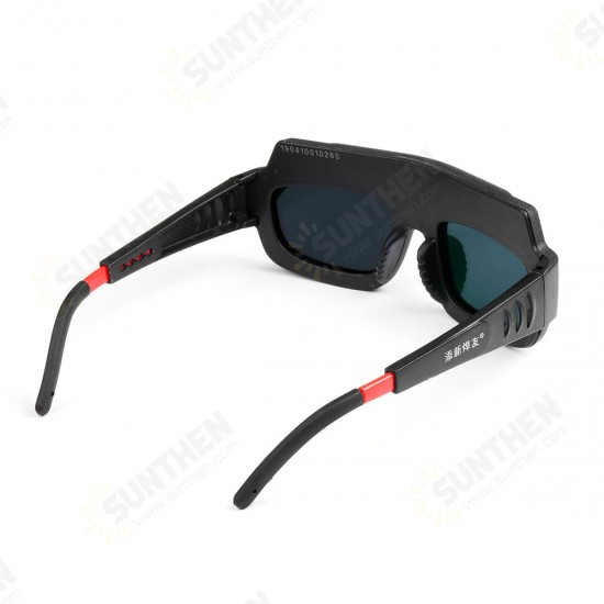 Welding Goggle Auto Dimming Solar Power Welding Mask Helmet Eye Soldering Goggle