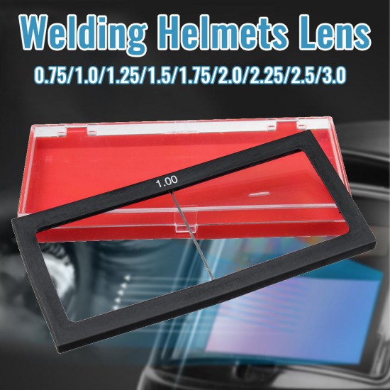Welding Helmet Mask Glass Magnifying Pc Lens on Welding Cap 0.75/ 1.0/ 1.25/ 1.5/ 1.75/ 2.0/ 2.25/ 2.5/ 3.0