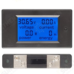 50A DC Digital Multi-function Voltage Current Power Electric Energy Meter Battery Tester With 50A Sh 50A DC Digital Multi-function Voltage Current Power Electric Energy Meter Battery Tester With 50A Sh