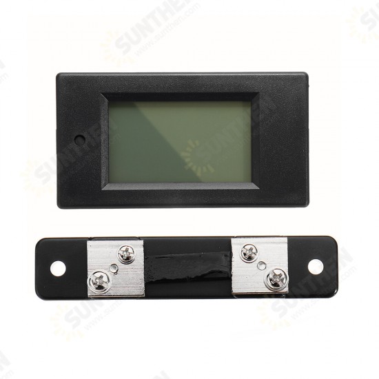 50A DC Digital Multi-function Voltage Current Power Electric Energy Meter Battery Tester With 50A Sh