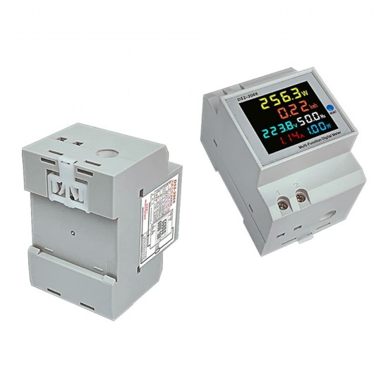 AC40V~300V 100A Digital Single Phase Energy Meter Tester Electricity Usage Monitor Power Voltmeter Ammeter