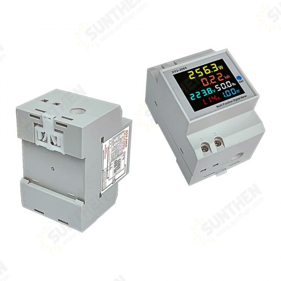 AC40V~300V 100A Digital Single Phase Energy Meter Tester Electricity Usage Monitor Power Voltmeter Ammeter