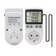 KT3100 Multi-Function Thermostat Temperature Controller Socket Outlet With Timer Switch 16A 220V Heating Cooling Timing Mode EU Plug