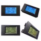 021 4 in 1 LCD Voltage Current Active Power Energy Meter Blue Backlight Panel