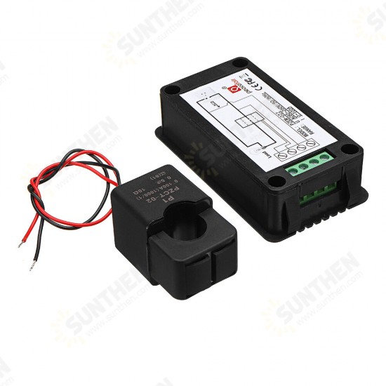 022 Open and Close CT 100A AC Digital Display Power Monitor Meter Voltmeter Ammeter Frequency