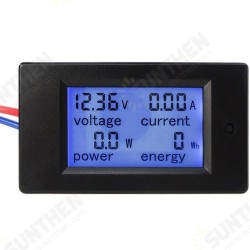 031 DC 6.5-100V 20A 4 in 1 Digital Display LCD Screen Voltage Current Power Energy Meter 031 DC 6.5-100V 20A 4 in 1 Digital Display LCD Screen Voltage Current Power Energy Meter