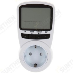 TS-1500 Professional Digital LCD Electric Power Energy Meter Voltage Wattage Current Monitor EU/US/UK Plug TS-1500 Professional Digital LCD Electric Power Energy Meter Voltage Wattage Current Monitor EU/US/UK Plug