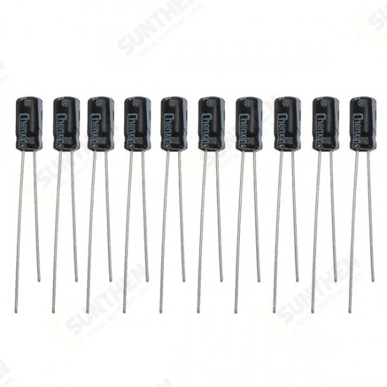 0.22UF-470UF 16V 50V 120pcs 12 Values Commonly Used Electrolytic Capacitors DIP Pack Meet The Lead Standard Each Value 10pcs