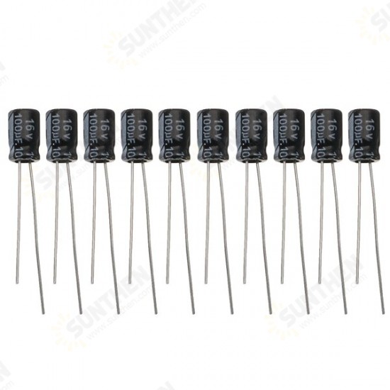 0.22UF-470UF 16V 50V 120pcs 12 Values Commonly Used Electrolytic Capacitors DIP Pack Meet The Lead Standard Each Value 10pcs