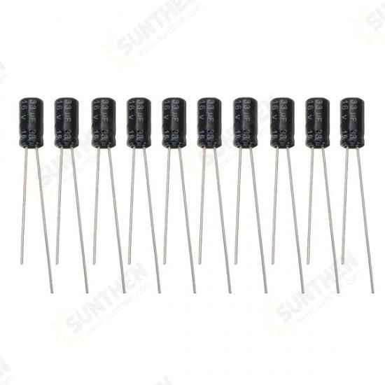 0.22UF-470UF 16V 50V 120pcs 12 Values Commonly Used Electrolytic Capacitors DIP Pack Meet The Lead Standard Each Value 10pcs