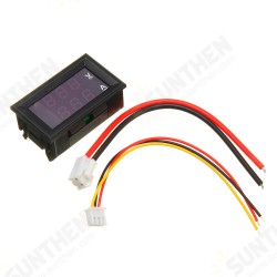 0.56inch DC 100V 50A Red+Red Dual LED Display Mini Digital Voltmeter Ammeter Panel Amp Volt Voltage Current Meter Tester 0.56inch DC 100V 50A Red+Red Dual LED Display Mini Digital Voltmeter Ammeter Panel Amp Volt Voltage Current Meter Tester